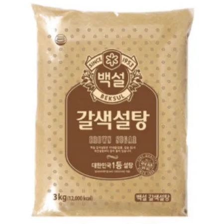 황설탕 3KG 씨제이