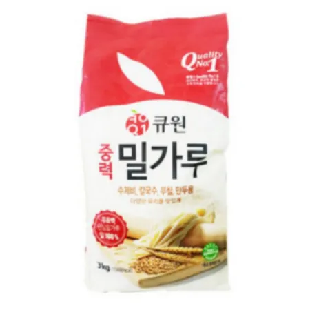 중력 밀가루 3KG 큐원 이미지