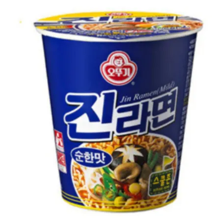 진라면 순한맛 소컵 1BOX 65G X 15개입 오뚜기