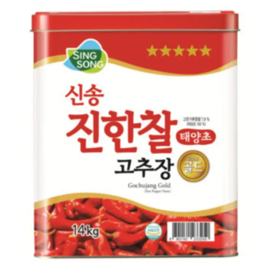 진한 찰 고추장 골드 14KG 캔 신송 이미지