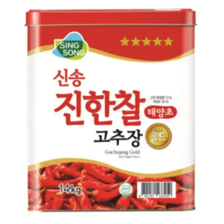 진한 찰 고추장 골드 14KG 캔 신송 이미지