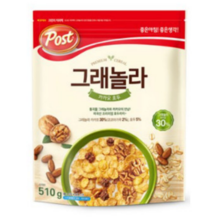 포스트 그래놀라 카카오 호두 510G 동서