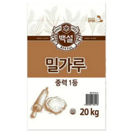 중력 밀가루 1등급 20KG 씨제이 이미지