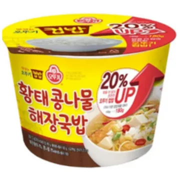 황태콩나물 해장국밥 1BOX 301.5G X 12개입 오뚜기