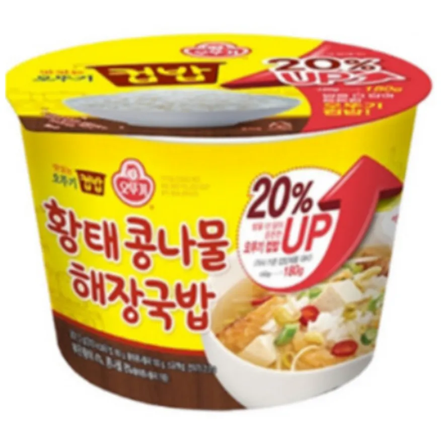 황태콩나물 해장국밥 1BOX 301.5G X 12개입 오뚜기 이미지