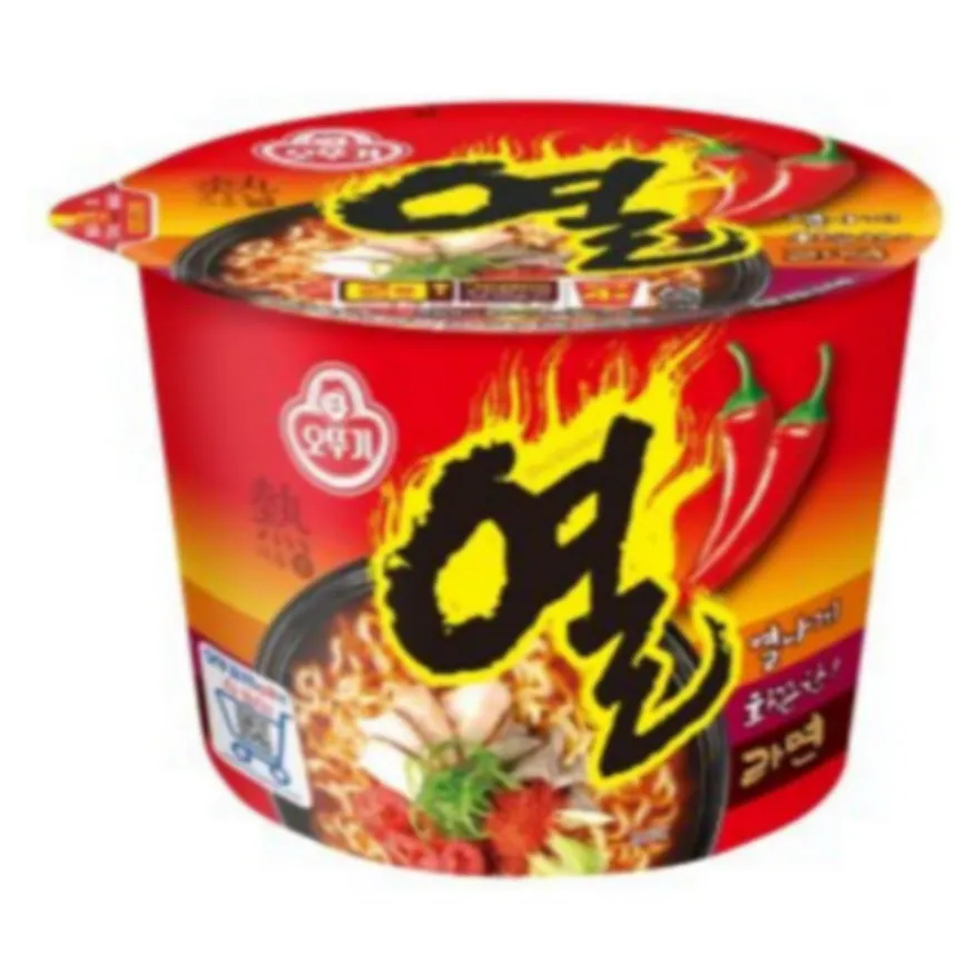 열라면 컵라면 1BOX 105G X 12개입 오뚜기 이미지