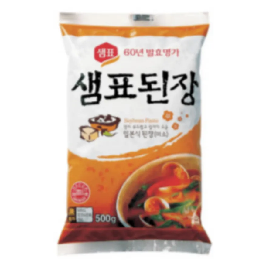 샘표 된장 500G 리필 팩 봉지 이미지