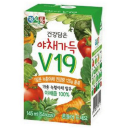 건강담은 야채가득 V19 1BOX 145ML X 24개입 정식품