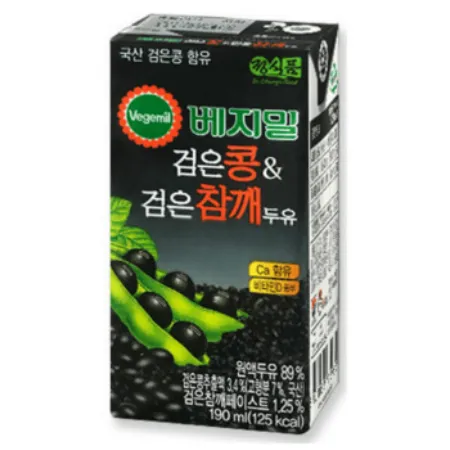 베지밀 검은콩 검은참깨 두유 1BOX 190ML X 24개입 정식품