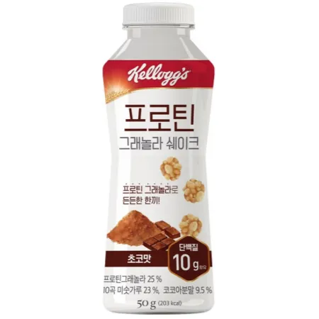 프로틴 그래놀라 쉐이크 초코맛 50G X 12EA 1BOX 켈로그