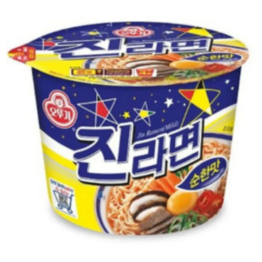 진라면 순한맛 컵라면 1BOX 110G X 12개입 오뚜기 이미지