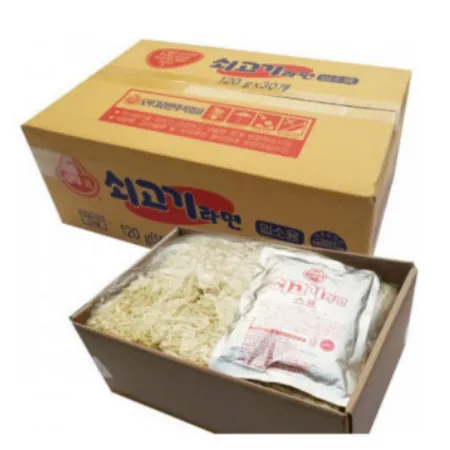 쇠고기라면 1BOX 120G X 30개입 업소용 오뚜기 이미지