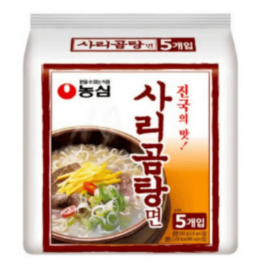 사리곰탕 멀티팩 110G X 5개입 농심 이미지