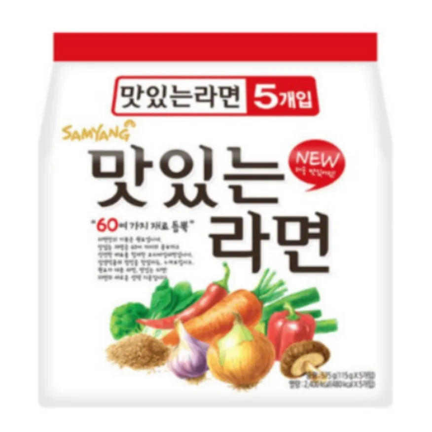 맛있는 라면 멀티팩 115G X 5개입 삼양 이미지