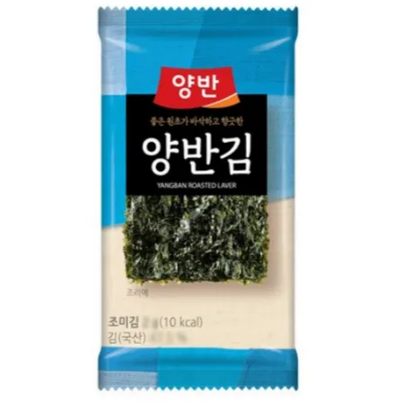 양반 도시락 김 4D 1BOX 240봉 6절X10봉X24EA