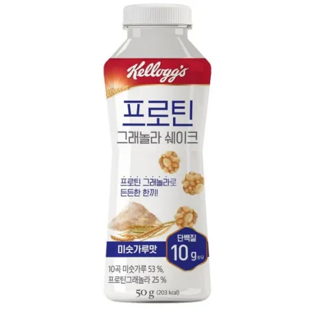 프로틴 그래놀라 쉐이크 미숫가루맛 50G X 12EA 1BOX 켈로그