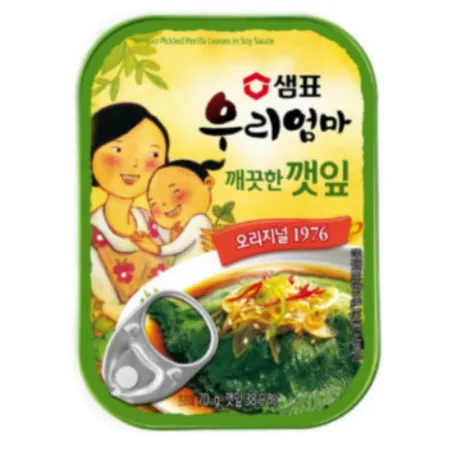 우리엄마 깻잎 깨끗한 맛 70G 샘표