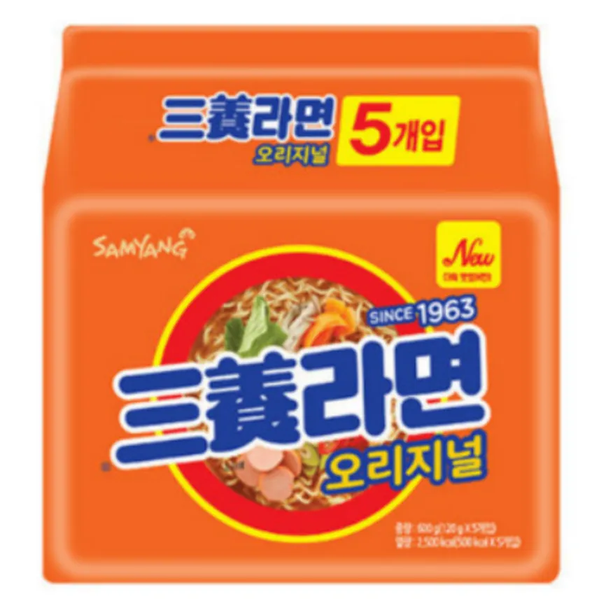 삼양라면 멀티팩 120G X 5개입 삼양 이미지