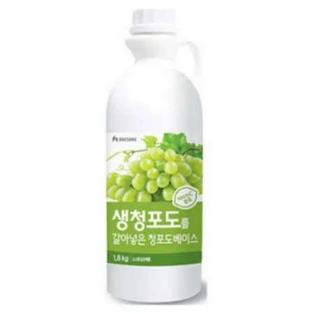 생청포도를 갈아넣은 청포도베이스 1.8kg 대상