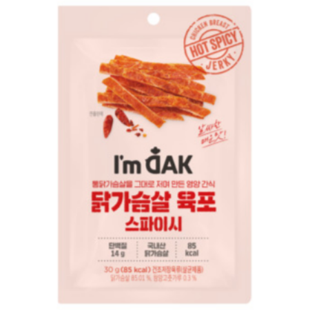 닭가슴살 육포 스파이시 30G 아임닭