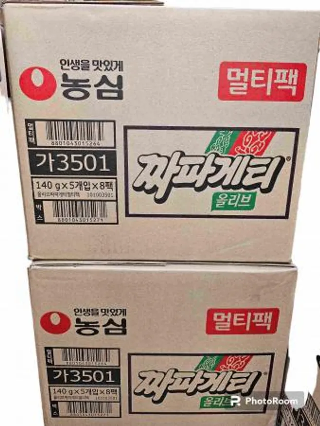 농심 짜파게티 멀티팩 40개 1BOX 이미지