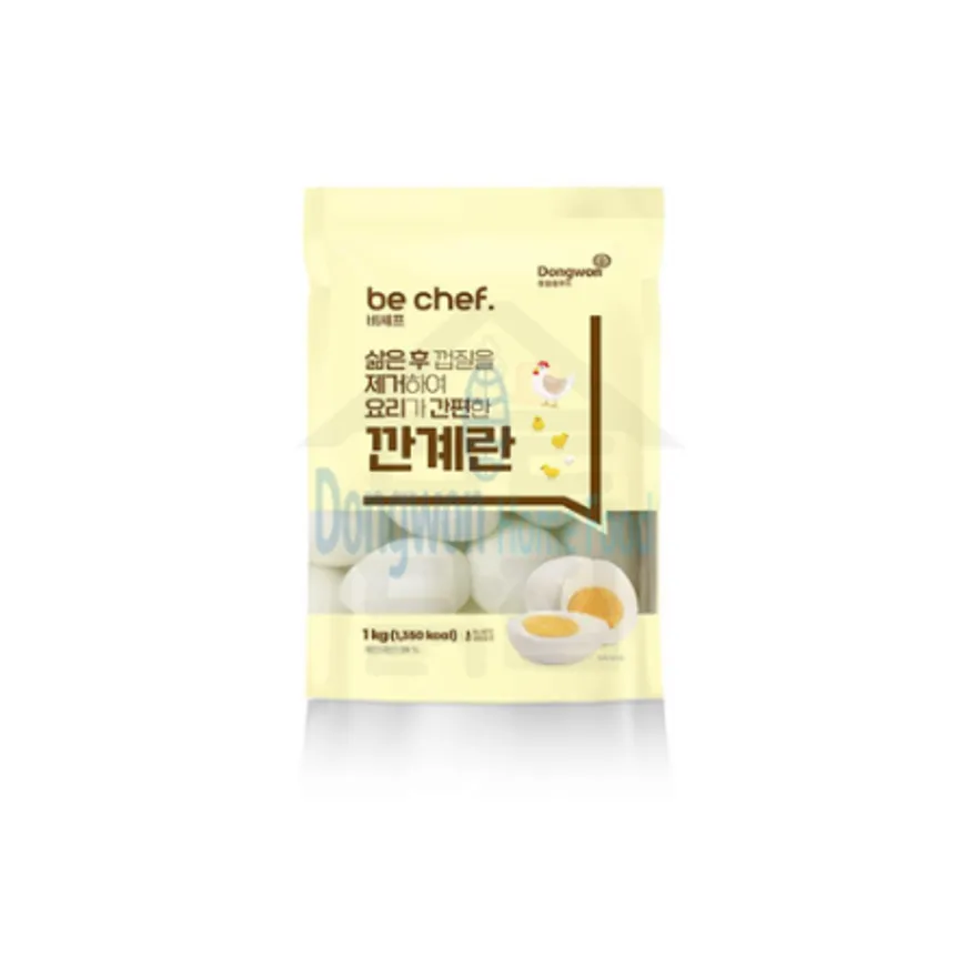 동원 홈푸드 비셰프 깐계란 1kg 3개 국산 간편하게 조리하는 깐메추리알 이미지