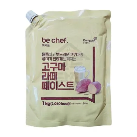 동원 홈푸드 비셰프 고구마라떼 페이스트 1kg