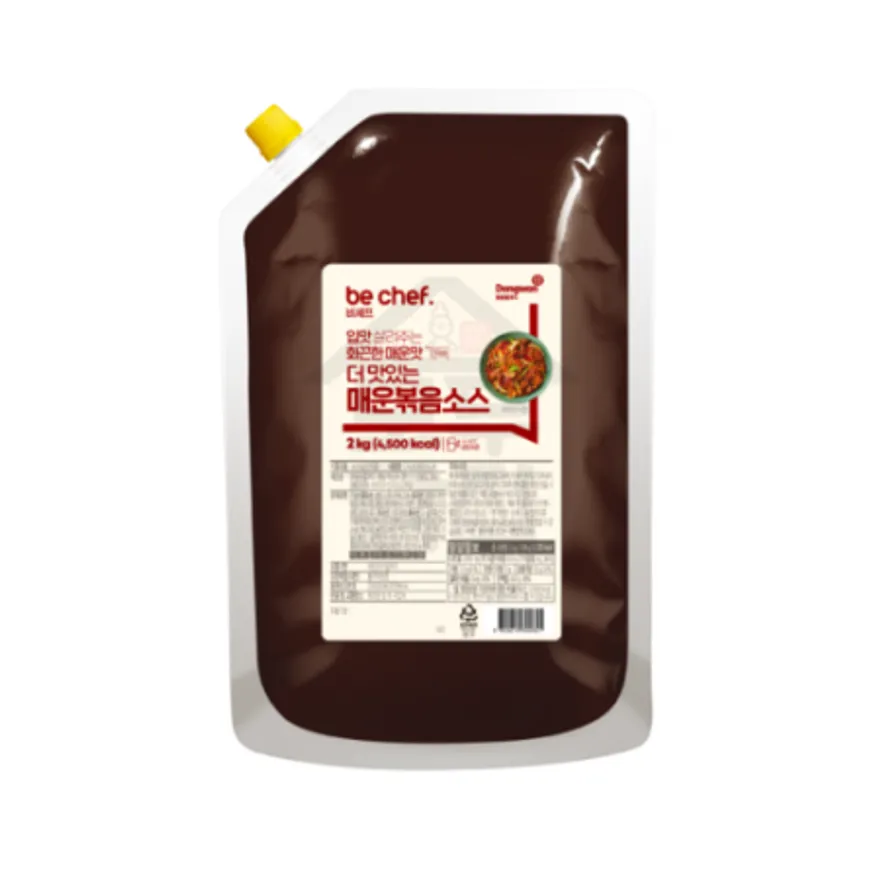 동원 홈푸드 비셰프 매운볶음소스 2kg 핫매콤 불닭 닭발 이미지