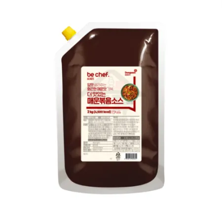 동원 홈푸드 비셰프 매운볶음소스 2kg 핫매콤 불닭 닭발 이미지