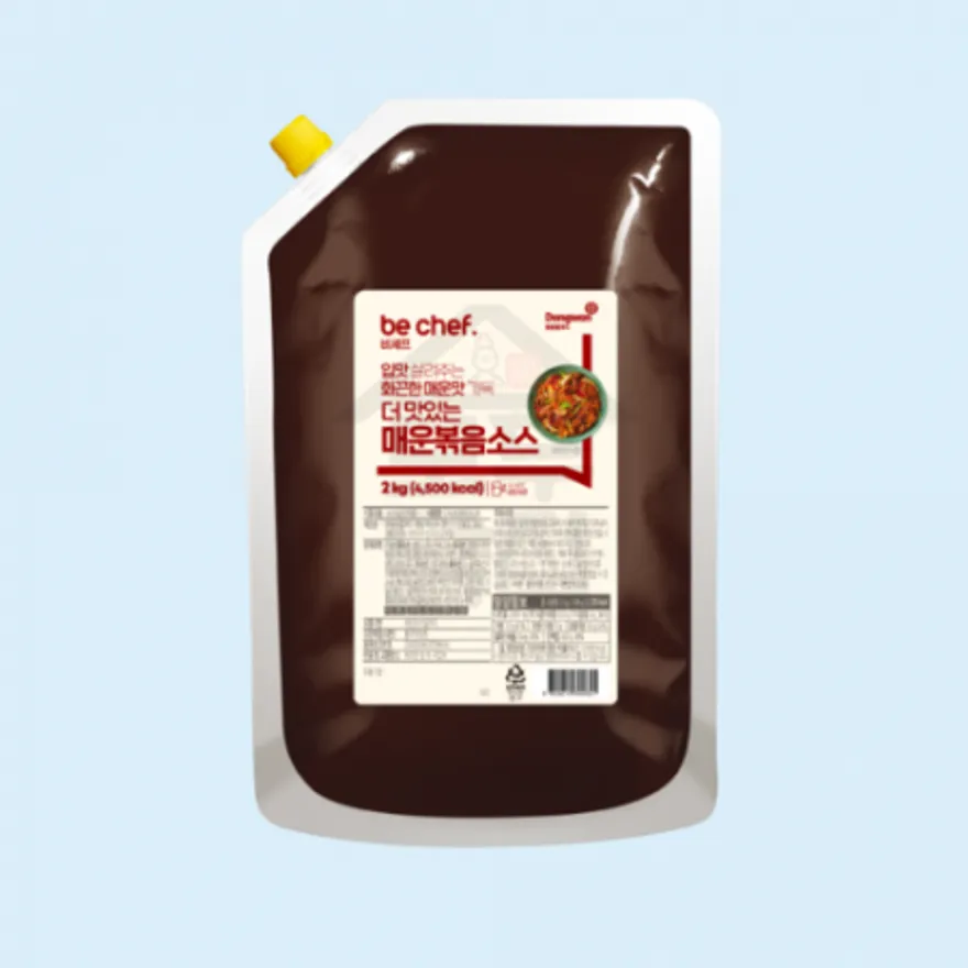 동원 홈푸드 비셰프 매운볶음소스 2kg 핫매콤 불닭 닭발 이미지