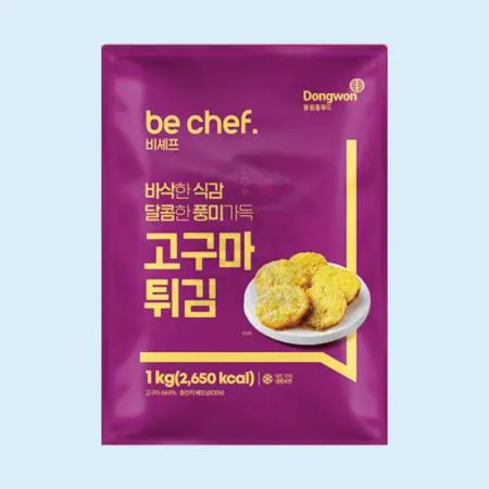 동원 홈푸드 비셰프 고구마튀김 1KG 10개 BOX 이미지