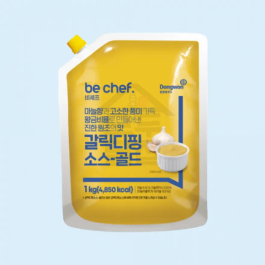 동원 홈푸드 비셰프 갈릭디핑소스 골드 1kg 디핑 이미지
