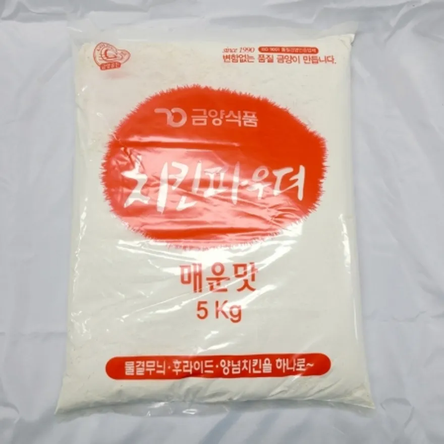 금양식품 크리스피 치킨파우더 매운맛 5KG 물결 이미지