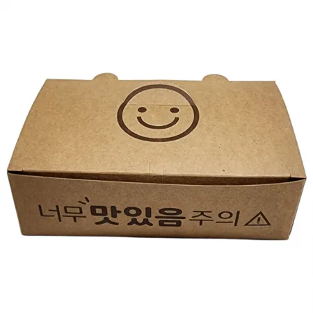 크라프트 치킨박스 소 반마리용 200매x2박스 통닭 닭강정 포장용기 배달