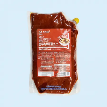 동원 홈푸드 비셰프 순두부찌개소스 2kg 순두부찌개양념 양념장