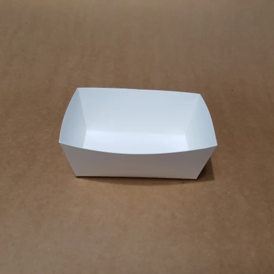 치킨트레이 FC-1 직사각형 반반 한마리용 200매 140x87x60 mm 종이 포장 용기 속지 이미지