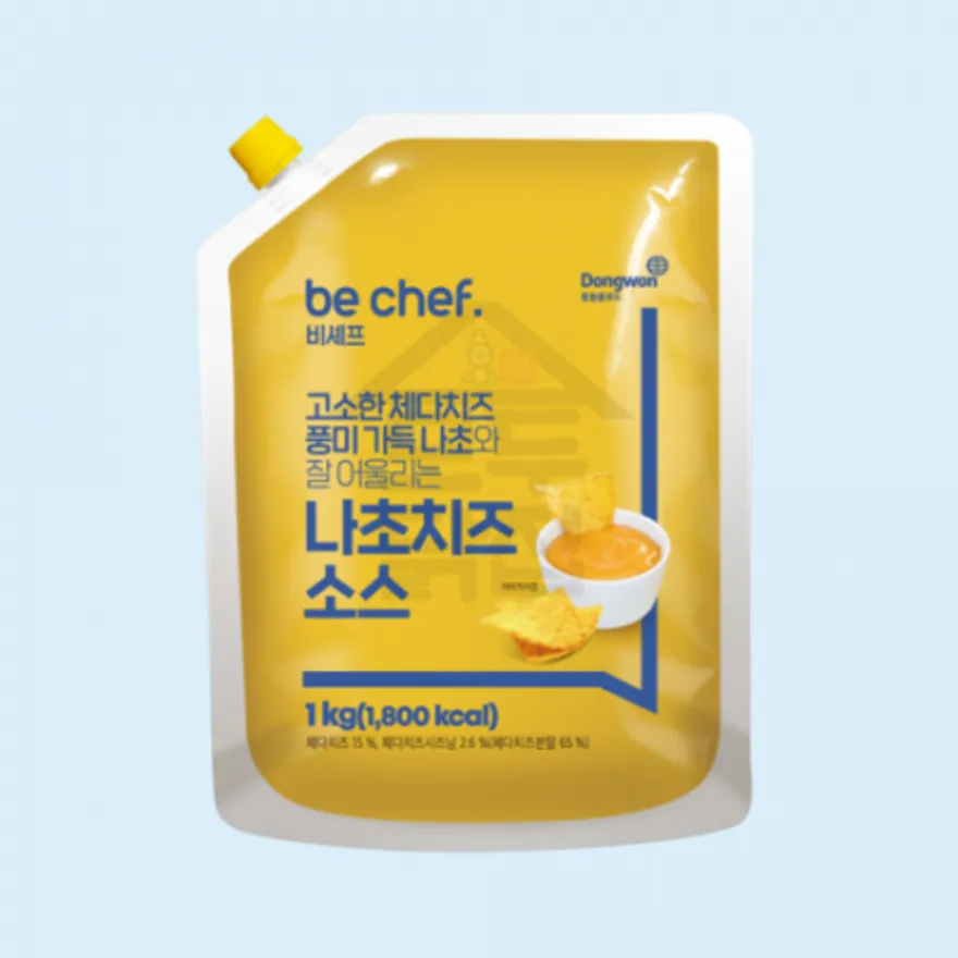 동원 홈푸드 비셰프 나초치즈소스 1kg 나쵸 체다치즈 이미지