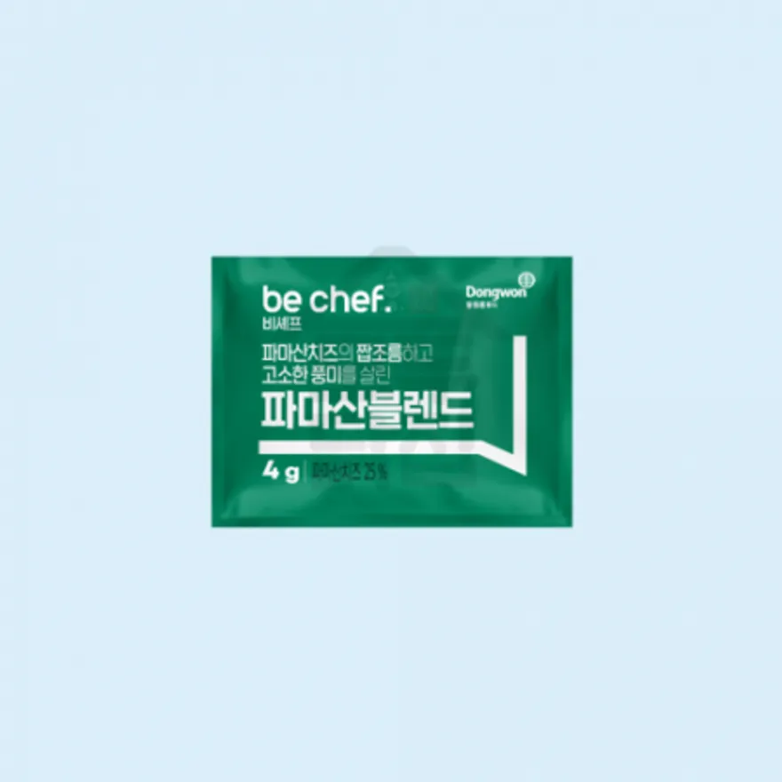 동원 홈푸드 비셰프 일회용 파마산블렌드 4gx500EA BOX 치즈가루 피자 스파게티 햄버거 이미지