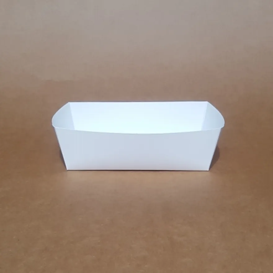 치킨트레이 중 두마리용 200매 170x90x58 mm 종이 포장 용기 속지 이미지