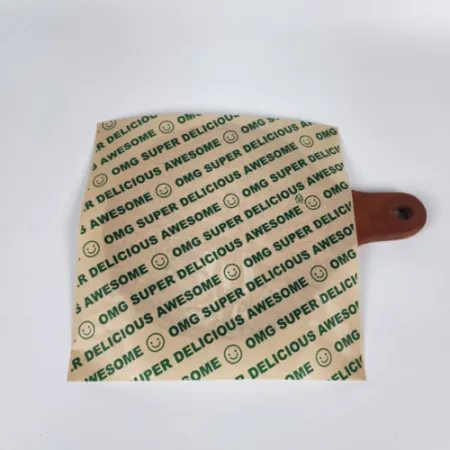 크라프트 코팅지 30x30cm 500매 유산지 노루지 식품지 햄버거포장지 PE코팅지 이미지