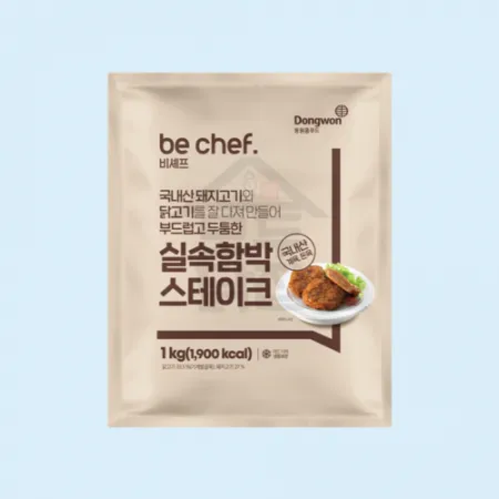 동원 홈푸드 비셰프 알뜰형 실속함박스테이크 1kgx10개 냉동 대용량 이미지