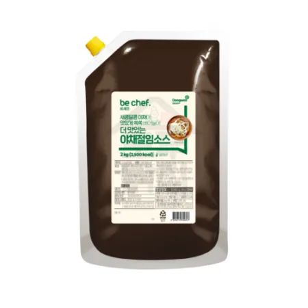 동원 홈푸드 비셰프 야채절임소스 2kg 양파소스 파채소스 이미지