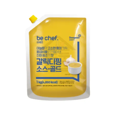 동원 홈푸드 비셰프 갈릭디핑소스 골드 1kg 디핑 이미지