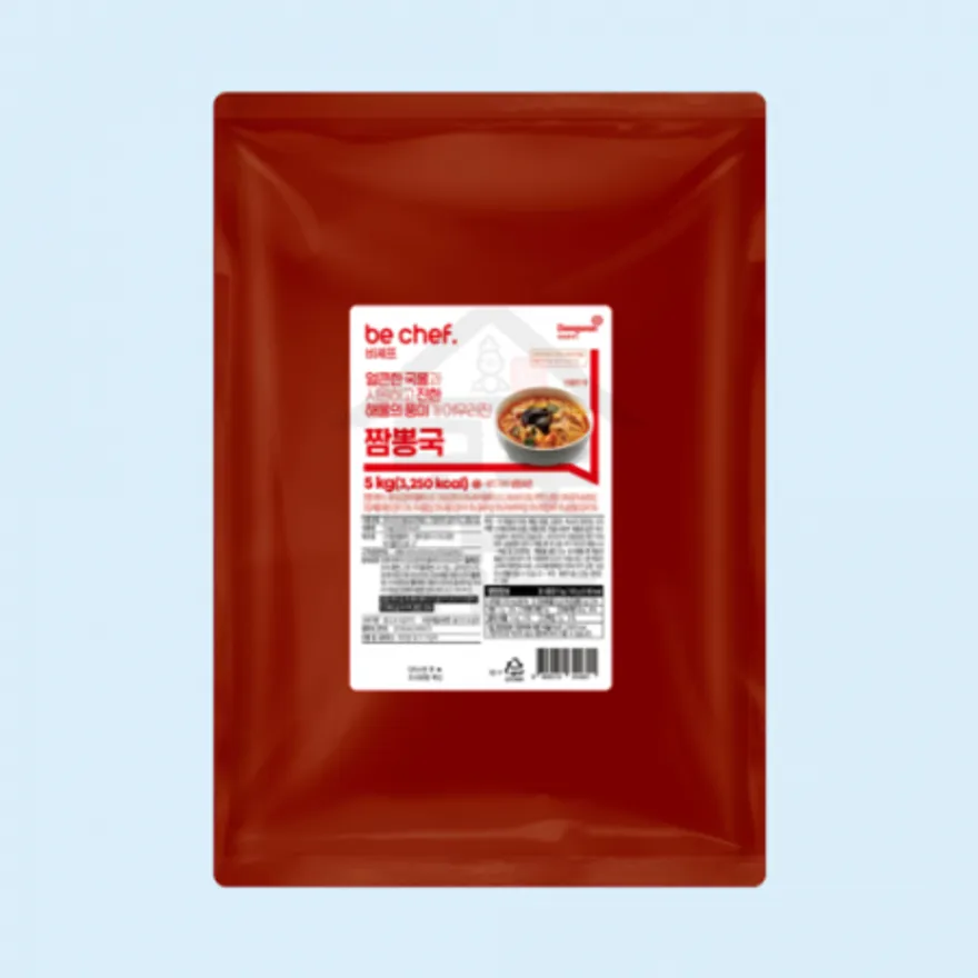 동원 홈푸드 비셰프 짬뽕국 5kg 짬뽕탕 대용량 이미지
