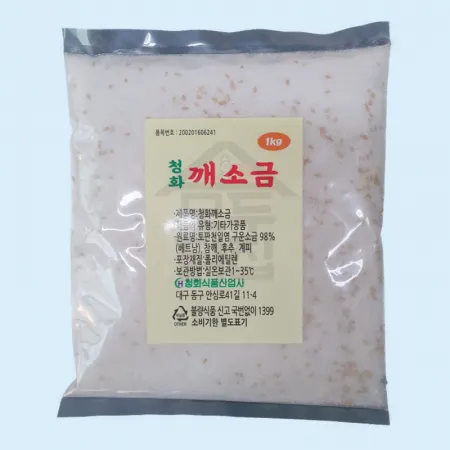 청화 대용량 치킨 양념소금 깨소금 1kg x 20봉지 BOX 업소용