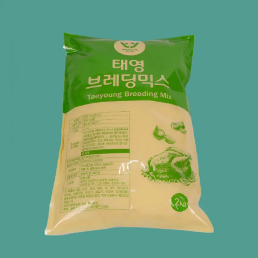 태영식품 후라이드 치킨파우더 태영브레딩믹스 2KG 이미지