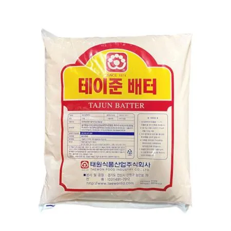 태원식품 후라이드 치킨파우더 테이준배터 5KG 4개 BOX 이미지