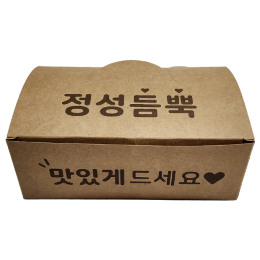 크라프트 치킨박스 대 9/10/11호 한마리 200매x2박스 통닭 닭강정 포장용기 배달 이미지