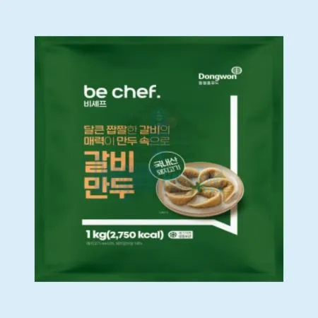 동원 홈푸드 비셰프 갈비만두 1kg 이미지