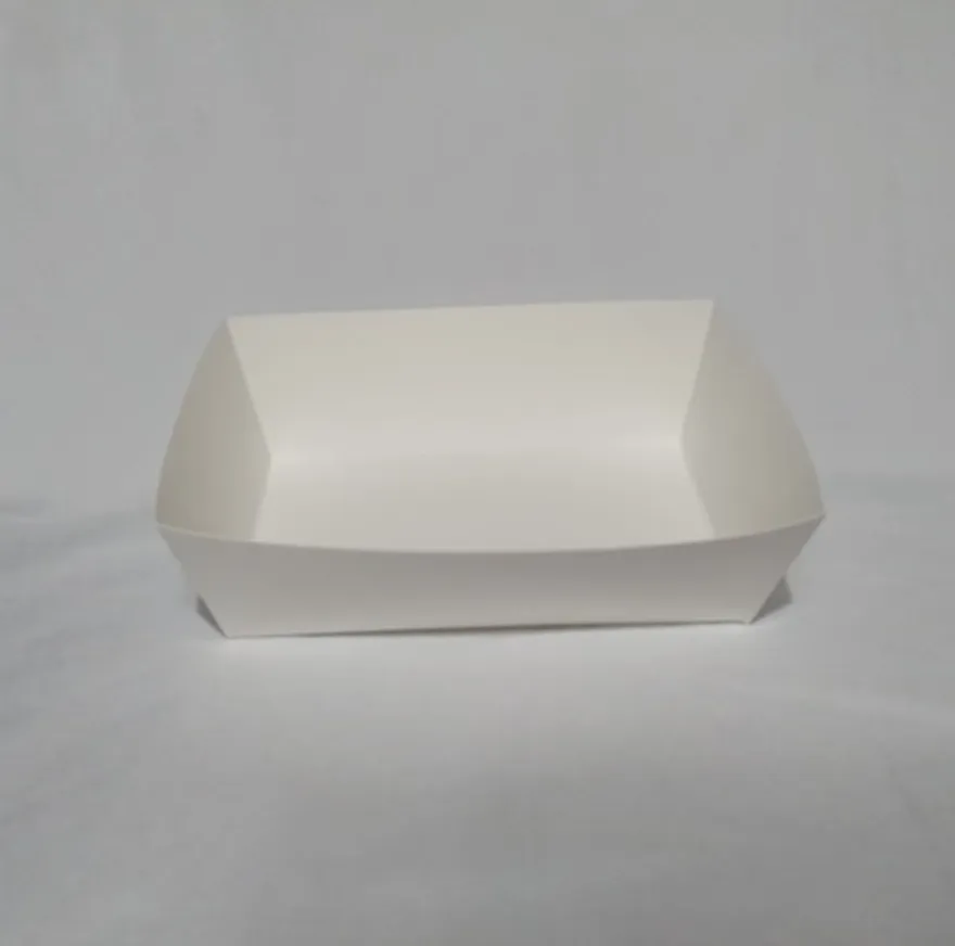 치킨트레이 직사각형 FC-1 소 한마리용 200매 172x107x60 mm 종이 포장 용기 속지 이미지
